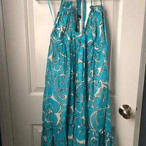 Milly halter dress. Size 6. VGUC. Fully lined.